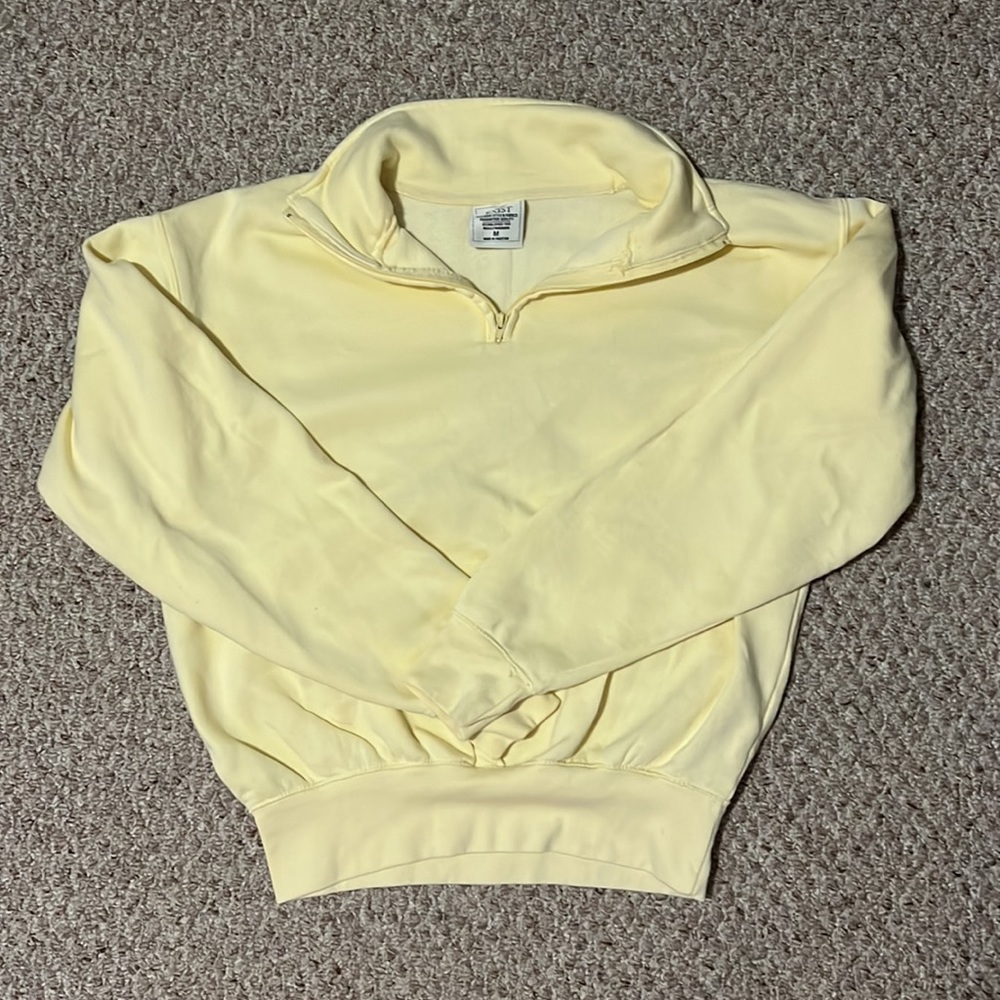 Yellow Half Zip-Up!